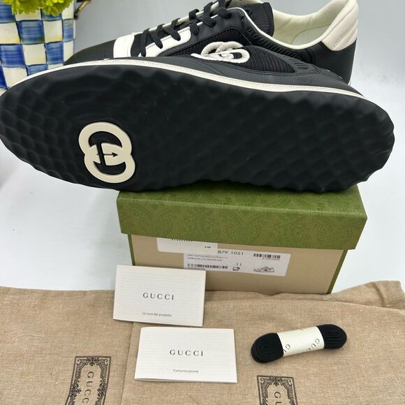 Men's Gucci Mac 80 low top sneakers size 11 made in Italy - Picture 13 of 13